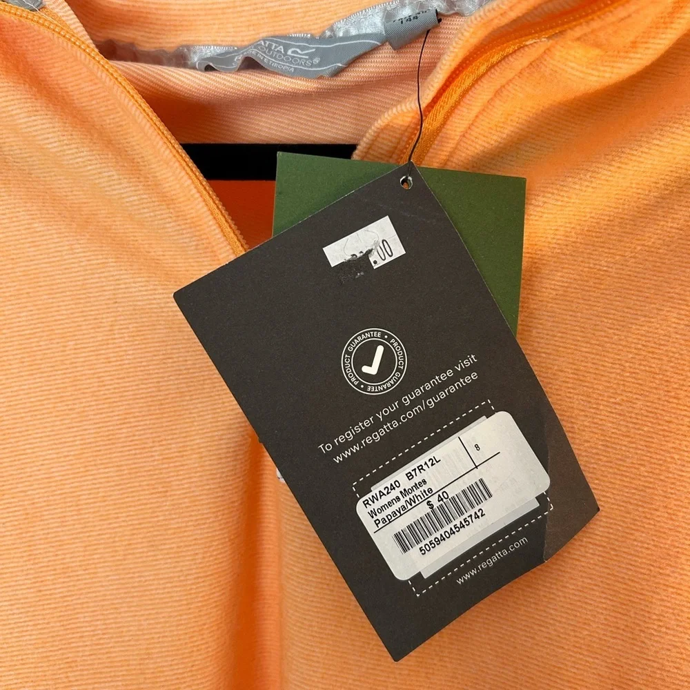 Women’s Tangerine Fleece Quarter Zip // Size 8 - Picture 3 of 8